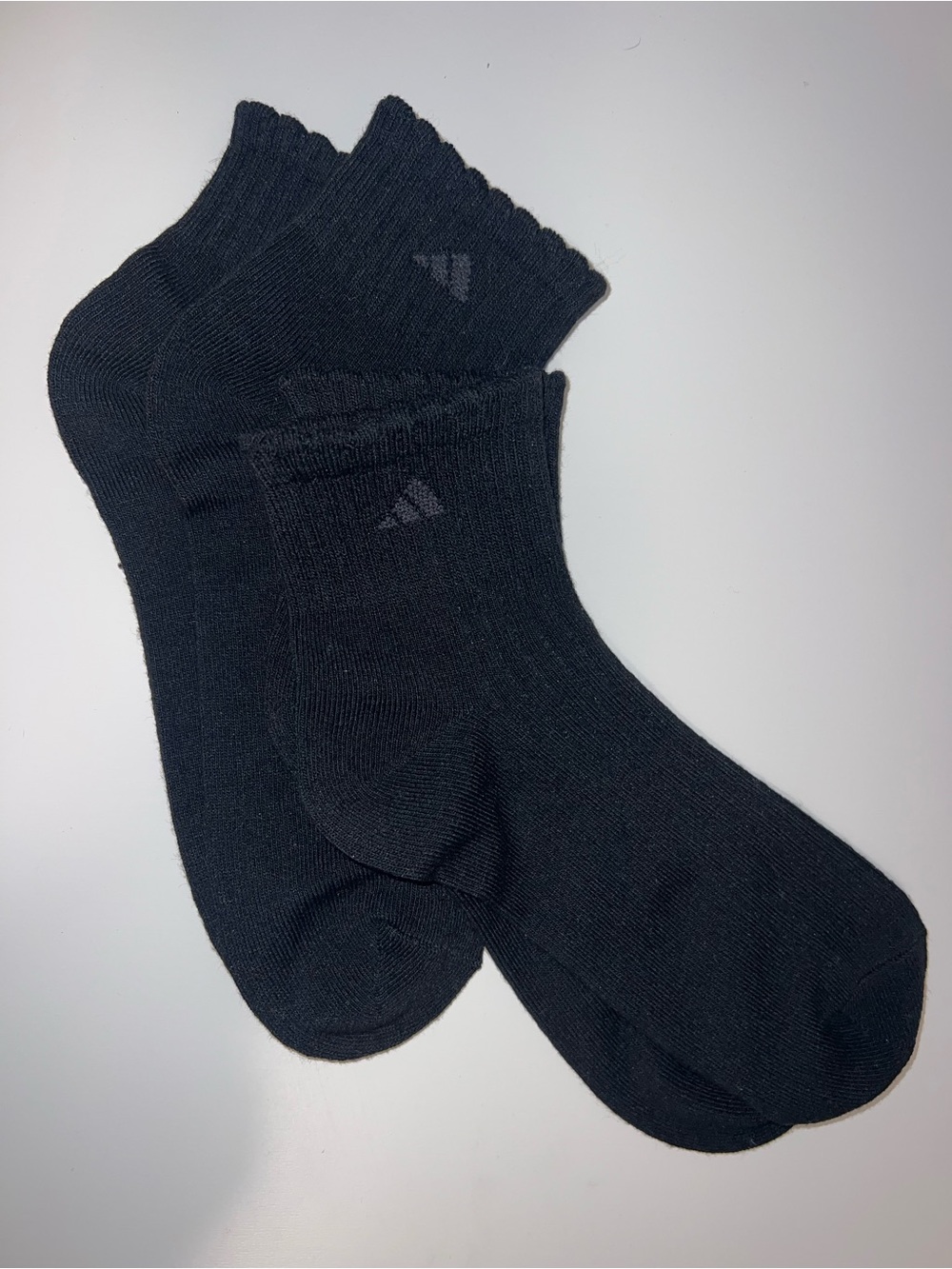 Adidas Scallop Trim Socks - 2pk